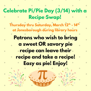 Celebrate Pi/Pie Day!