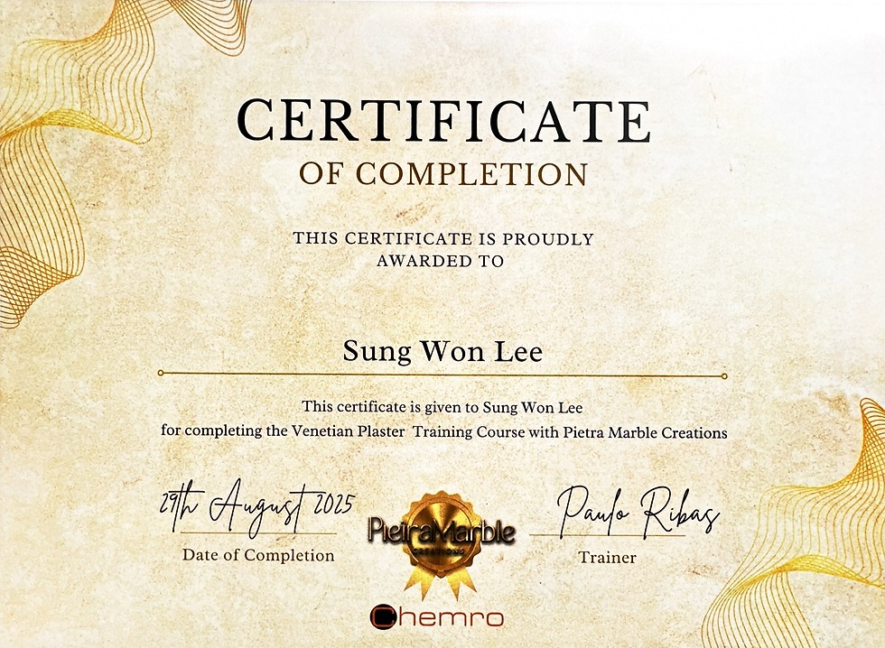 Certified Expertise in Venetian Plaster Finishes