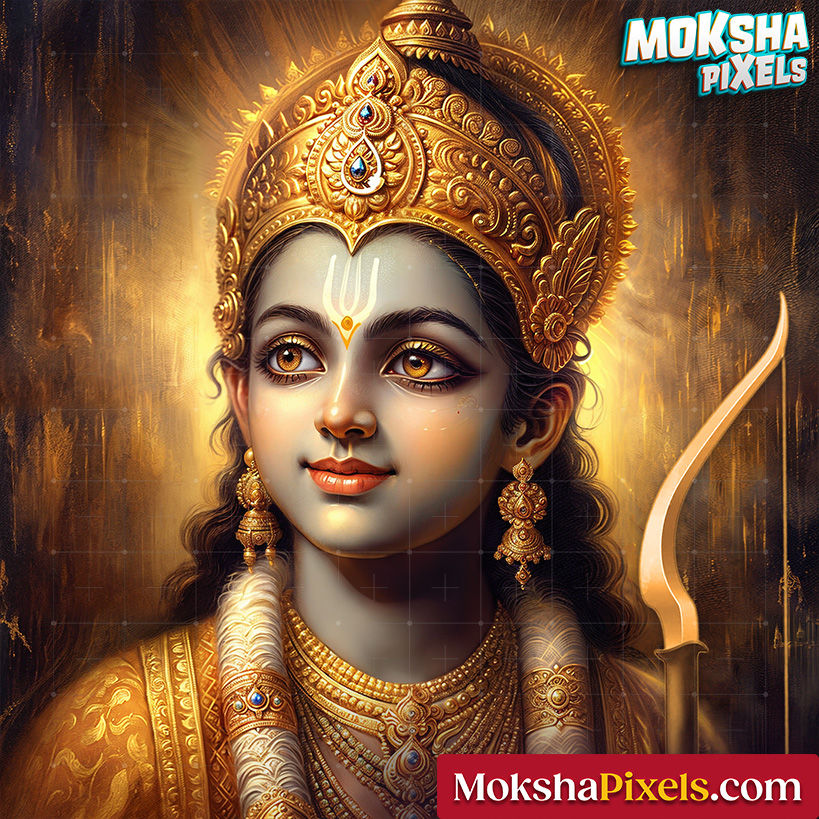 Child Rama With bow Image Download