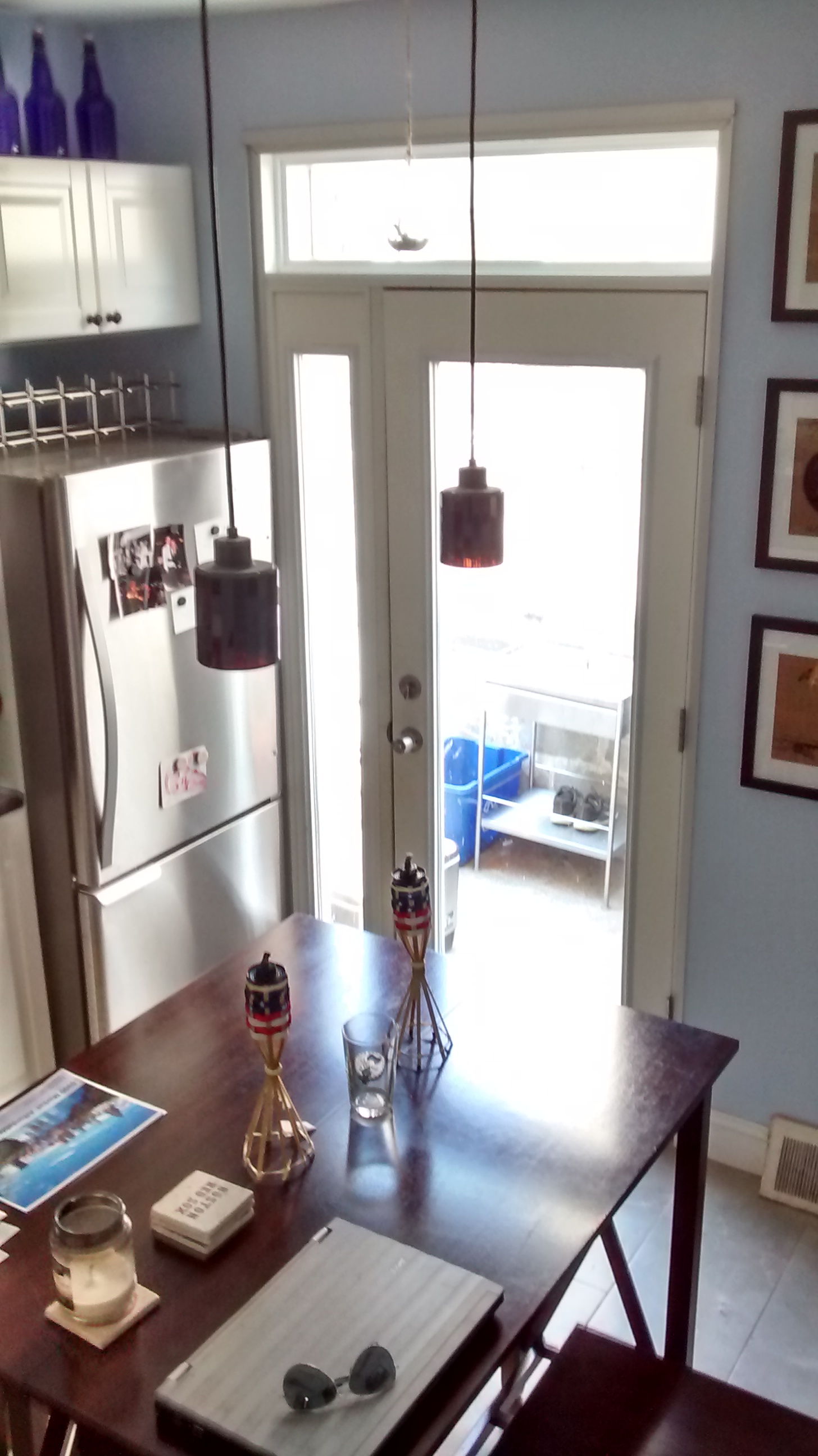 New Kitchen door and lights