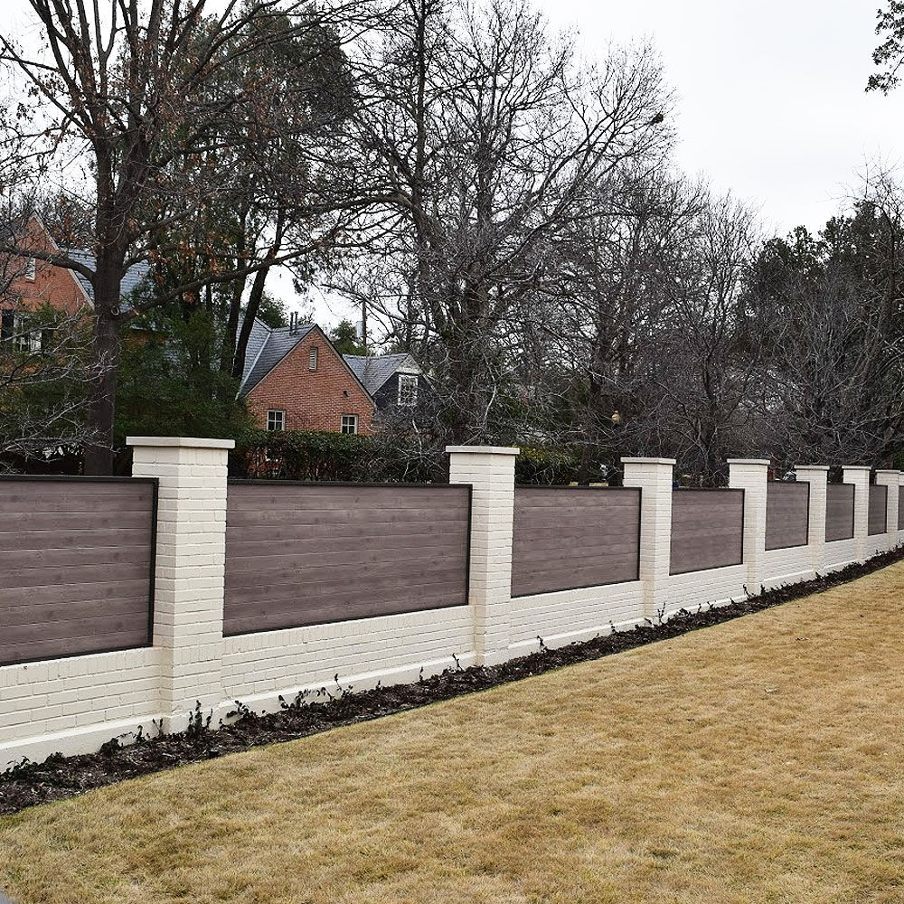 Stucco Wall Fence 0006
