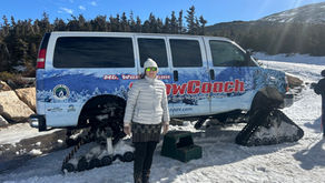 Snow Coach up Mt Washington Auto Road New Hampshire