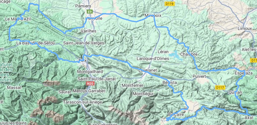 30 St-Jean-d'A.V._Mas-d'Azil_Mirepoix (253km 4h55).png