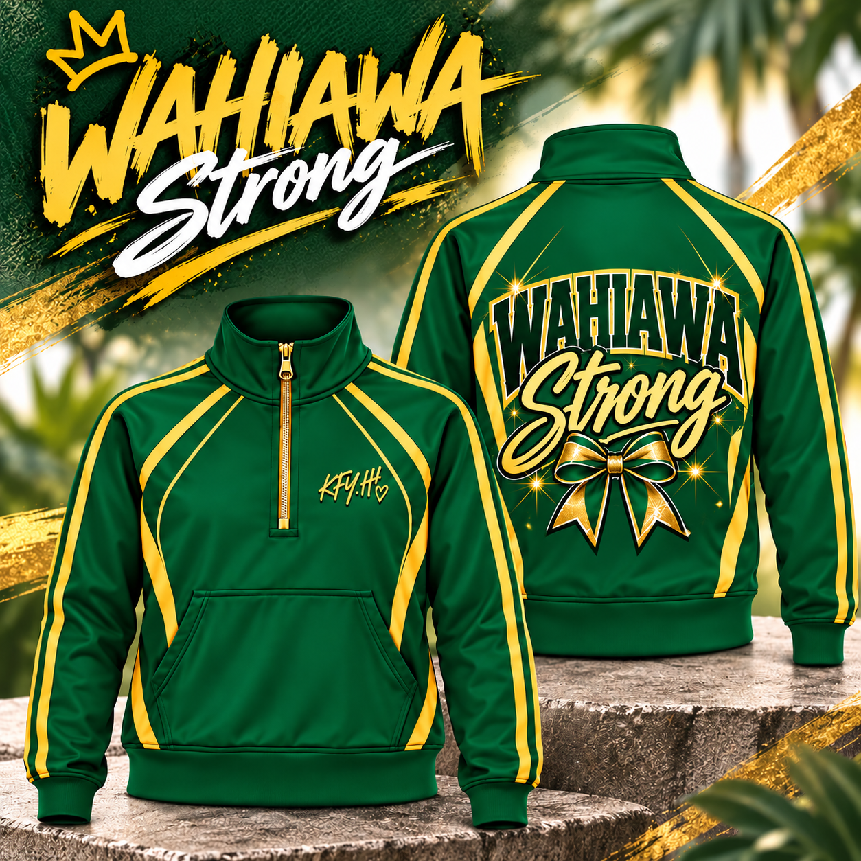 KFY.HI x Wahiawa Strong Cheer Pullover
