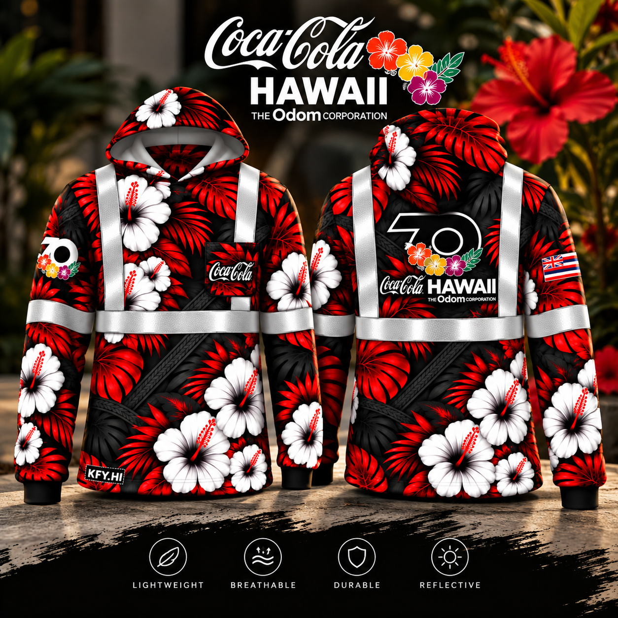 KFY.HI × Coca-Cola Hi-Vis Dri-Fit Hoodie