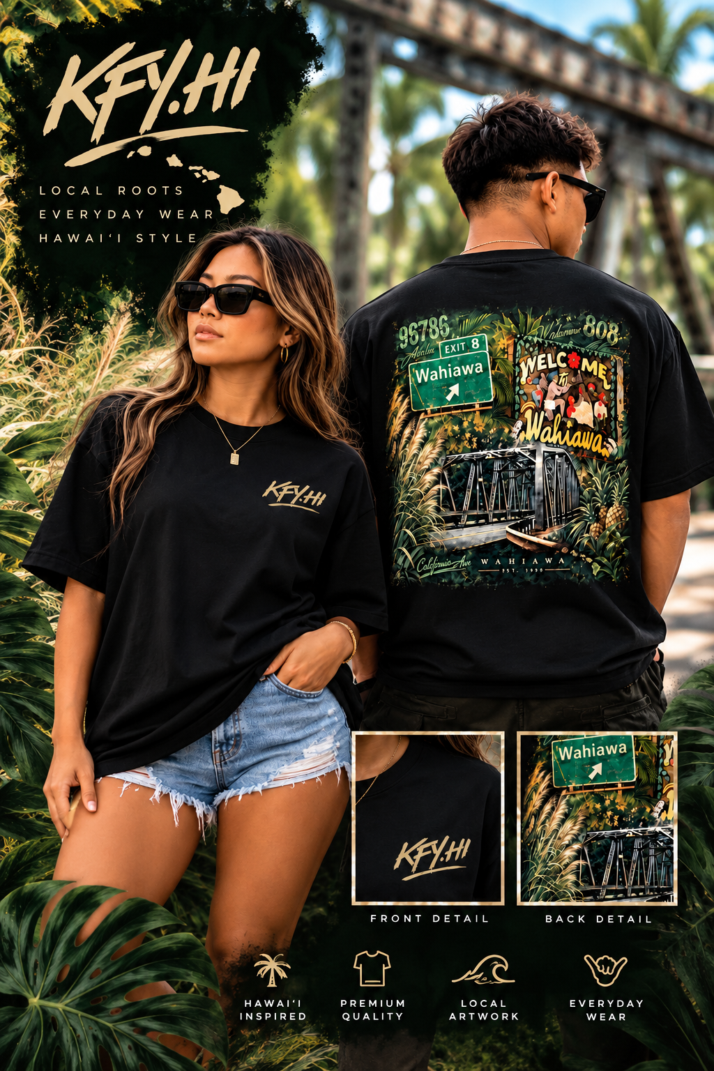 Wahiawa Roots  Vintage T-Shirt