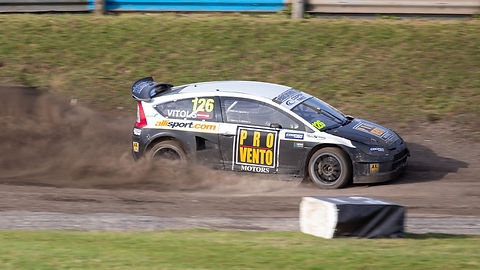 Roberts Vitols in Lydden Hill 5 Nations British Rallycross Championship Supercar with Citroen C4