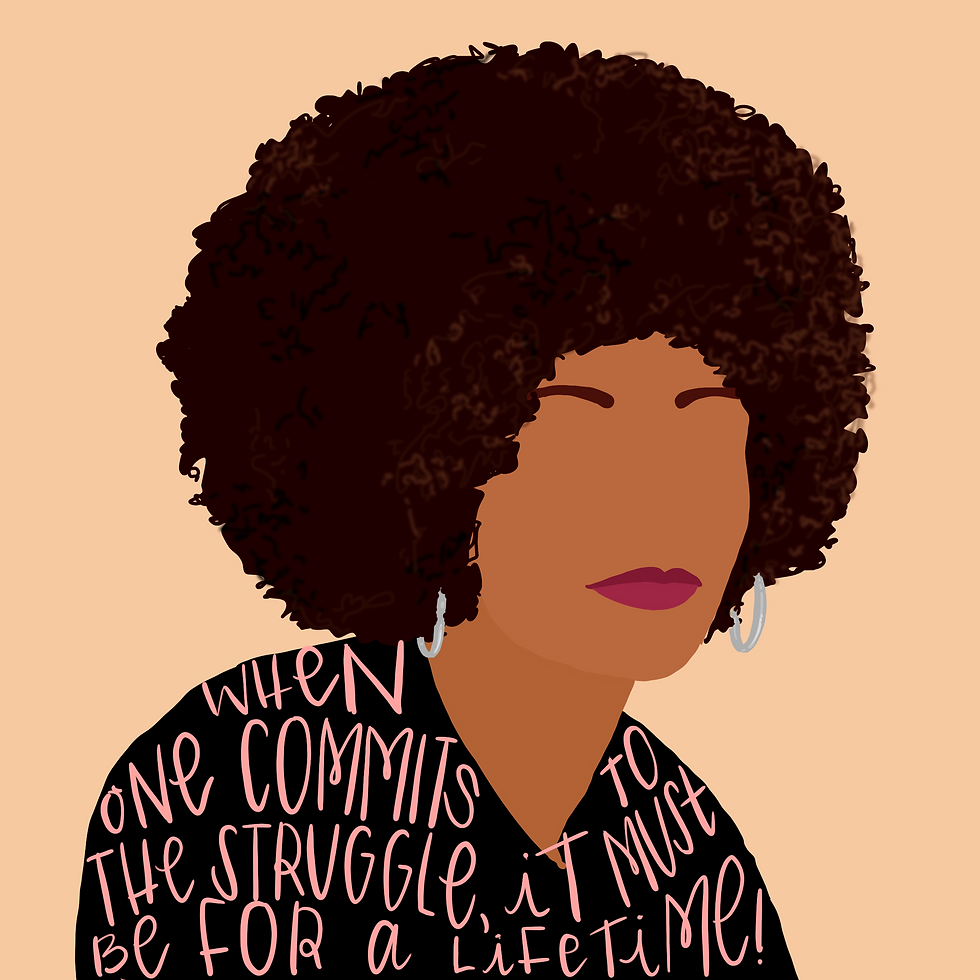 Angela Davis Digital Portrait
