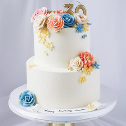 buttercream flower cake