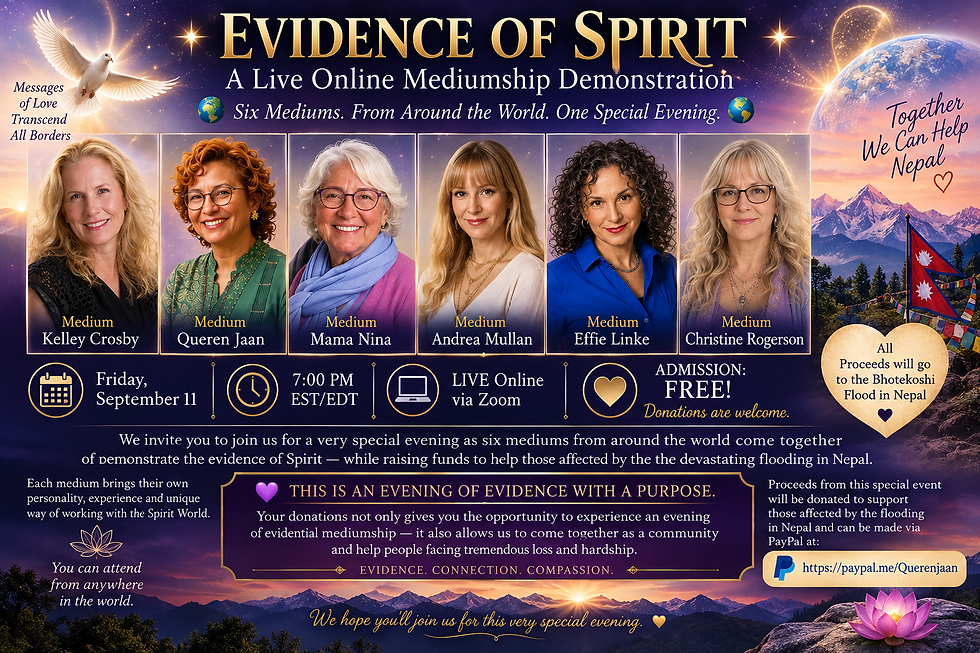 FREE - Evidence of Spirit - A Live Online Mediumship Demonstration