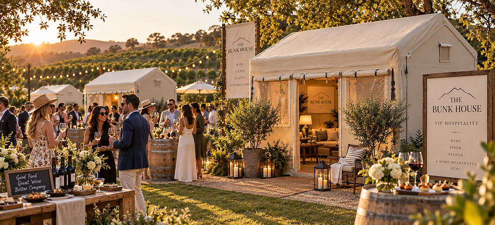 Bunk House photo at food and wine festival