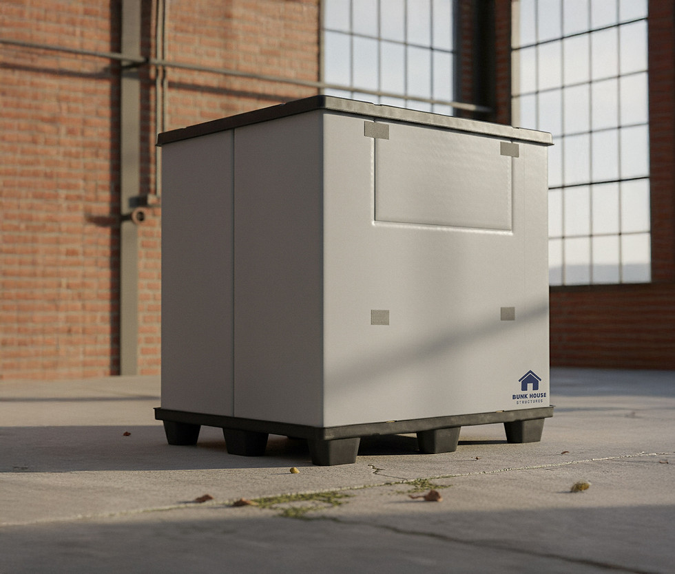 CORRUGATED STORAGE BOX C-SLEEVE IN WAREHOUSE