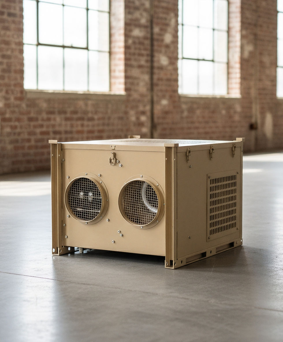 Flat Stack Mobile Air Conditioner ECU Front View