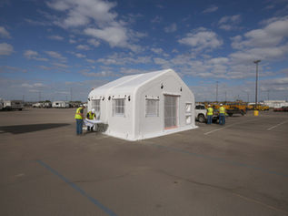 The Sectional: The Ultimate Drop Stitch, High-Capacity Rapid-Deploy Shelter
