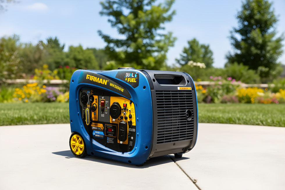 Portable Generator for use with the BUNK HOUSE