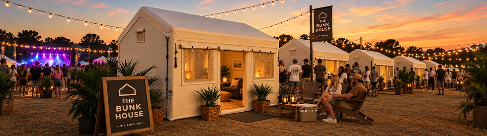 Bunk House use at a concert