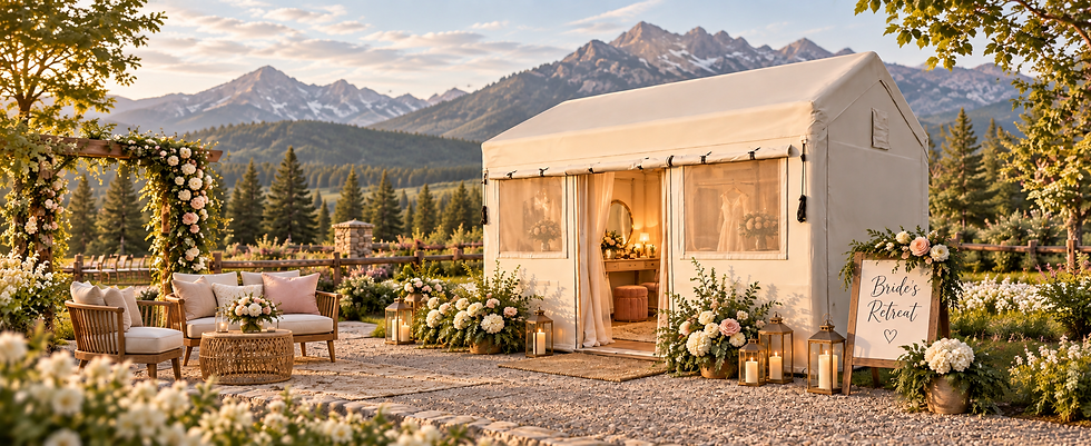 Exterior Picture of the Bunk House at a Wedding