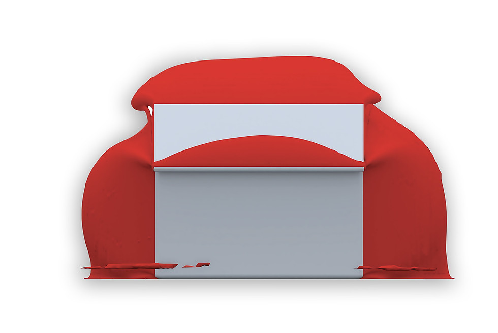 Wind Model with Bunk House Front View