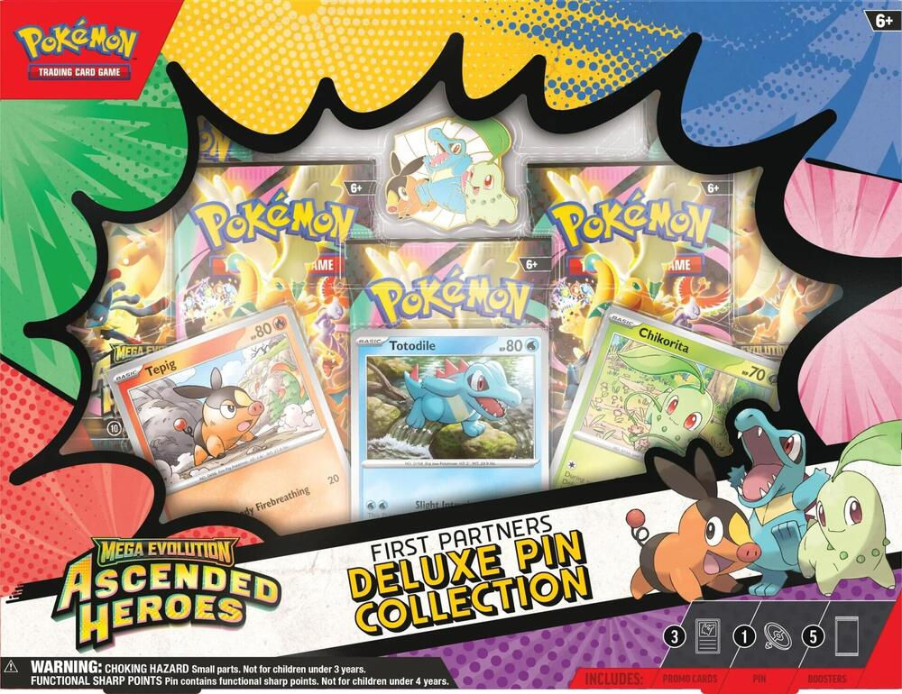 Ascended Heroes First Partners Deluxe Pin Collection