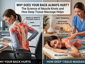 Why Does My Back Always Hurt? The Science of Muscle Knots and How Deep Tissue Massage Helps
