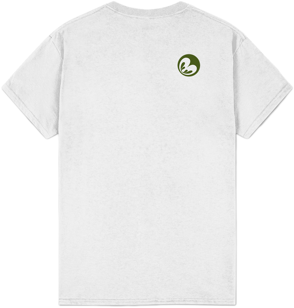 Back Gildan 5000 black t-shirt mockup (1