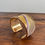 Thumbnail: Golden Plantain Leaf Vintage Silk Kimono Gold Bangle / 金色の芭蕉葉バングル