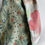 Thumbnail: William Morris Daisy Green x Golden Cherry Blossom Vintage Silk Kimono Haori