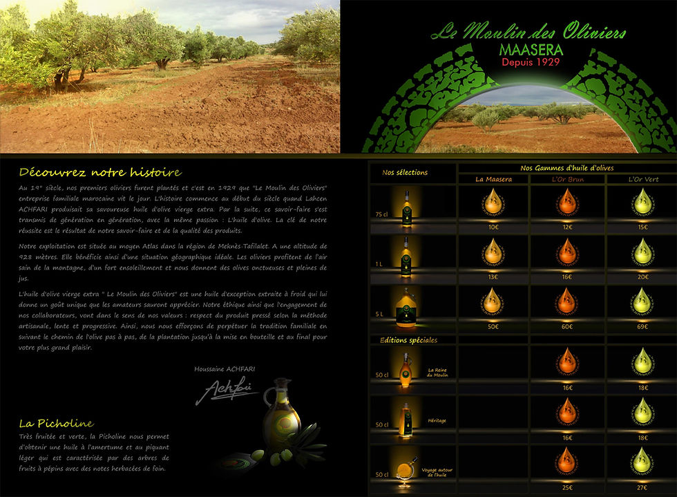 Brochure Le Moulin des Oliviers-o