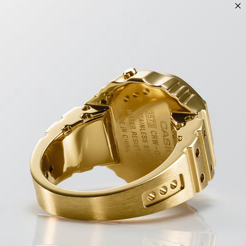 Casio Ring Watch CRW-001G-9 | gold | Evolve Clothing Gallery