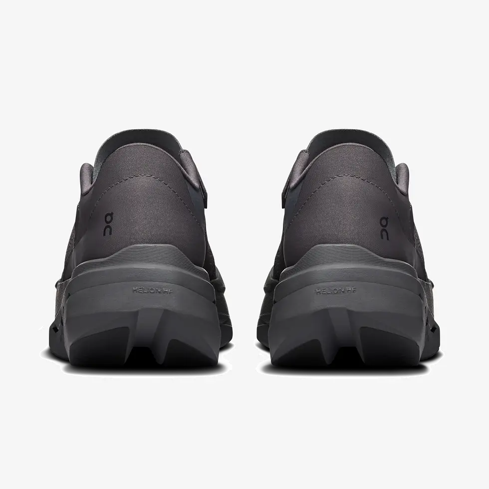 Thumbnail: On X PAF Cloudboom Volt PAF Sneakers in ember, pebble pair back heel design