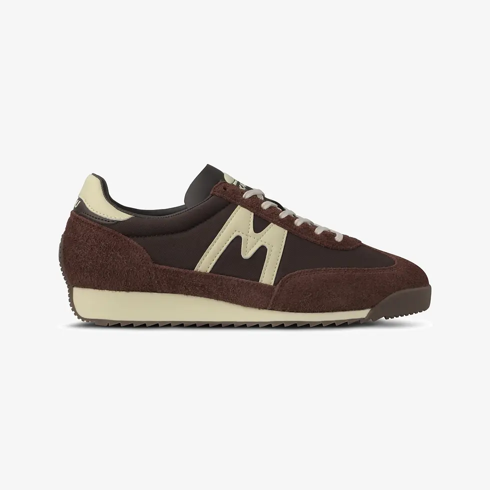 Karhu Mestari 76 Sneakers in marron, cloud cream outer side panel