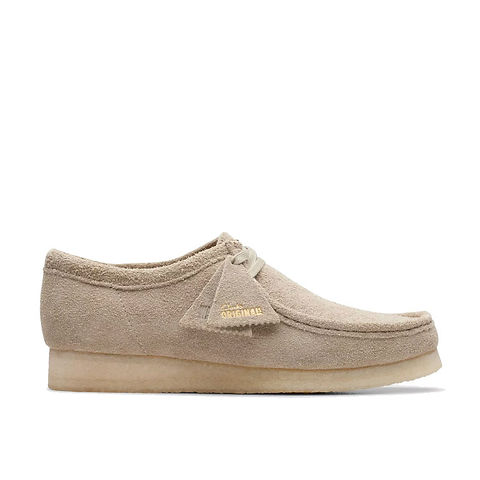Clarks ウォラヒ レスアッフ スニカ WALLABEEM PALEGREYSDE Clarks Originals Wallabee | pale grey suede | Evolve