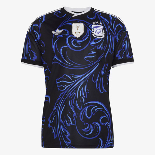 Adidas Argentina 26 Away Soccer Jersey JM8395 | black/lucid blue