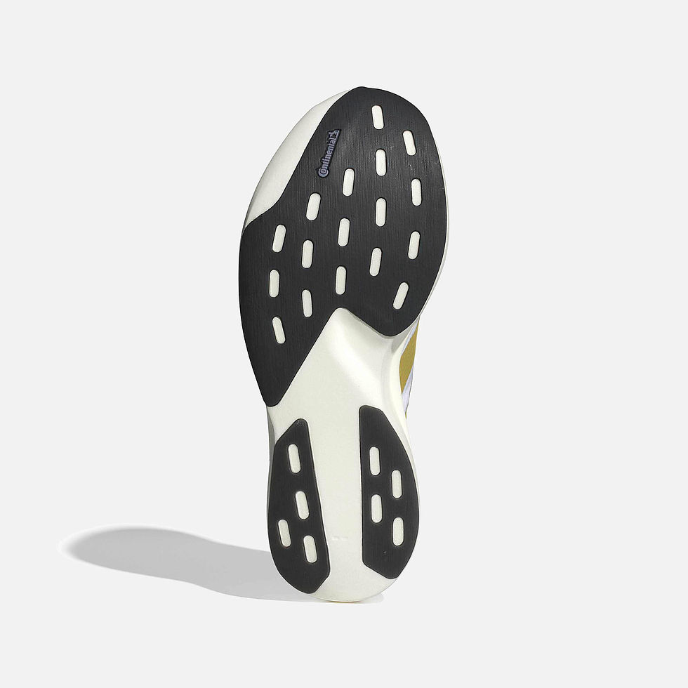 Thumbnail: Adidas Adizero EVO SL Sneakers JQ4441 white, matte gold bottom