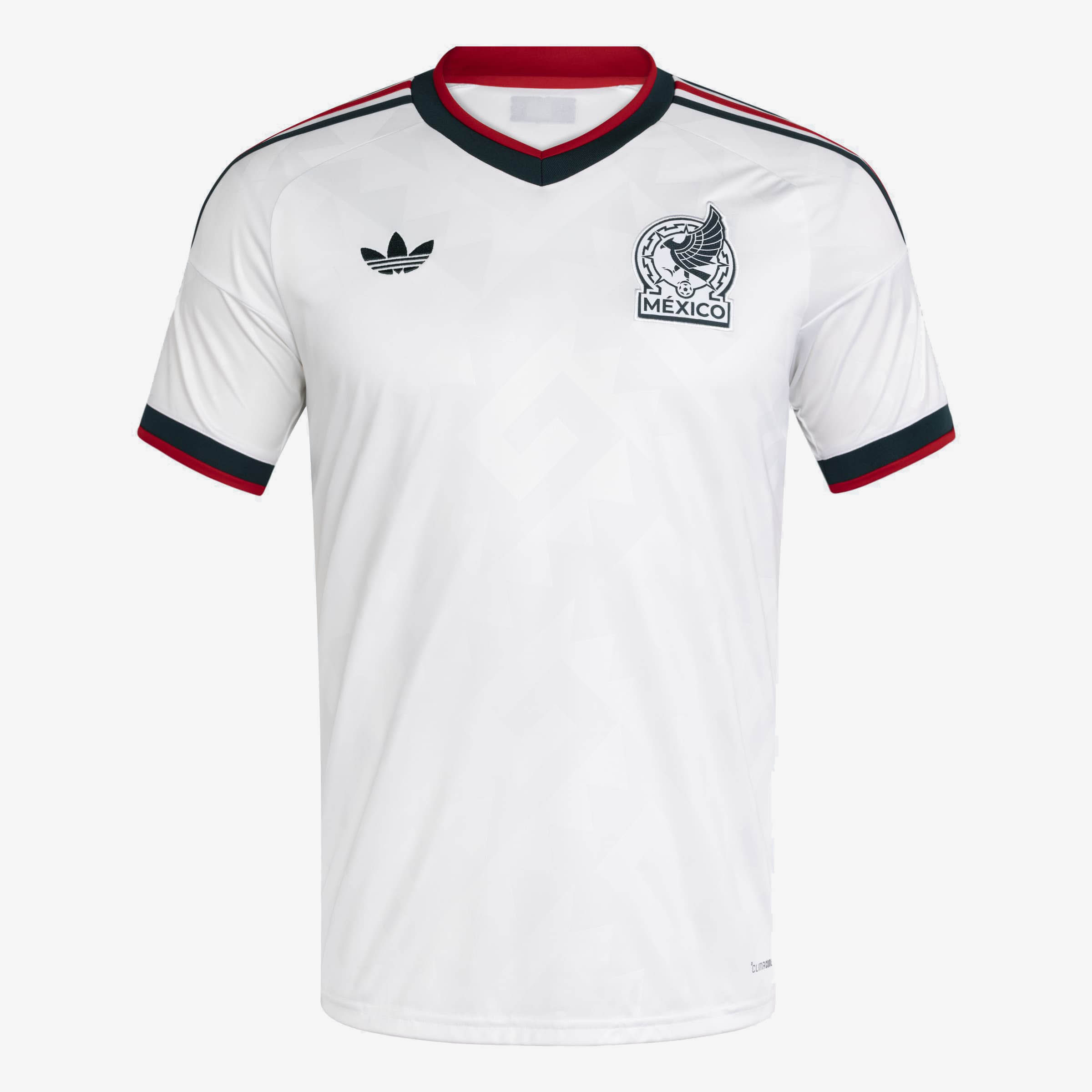 Adidas Mexico Away 26 Soccer Jersey JY5538 in white front body form