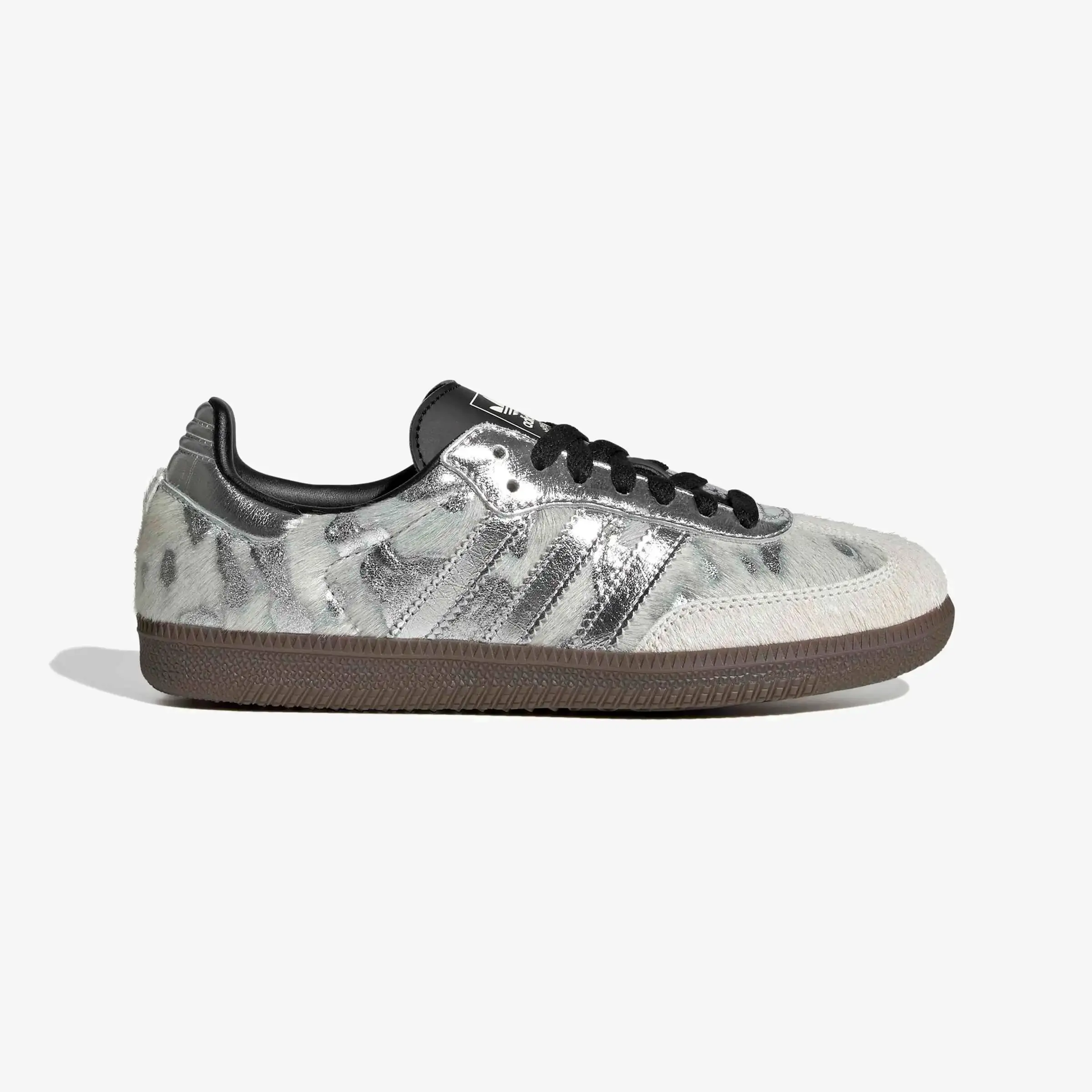 Adidas Samba OG Womens Sneakers KJ2314 in cream white silver metallic