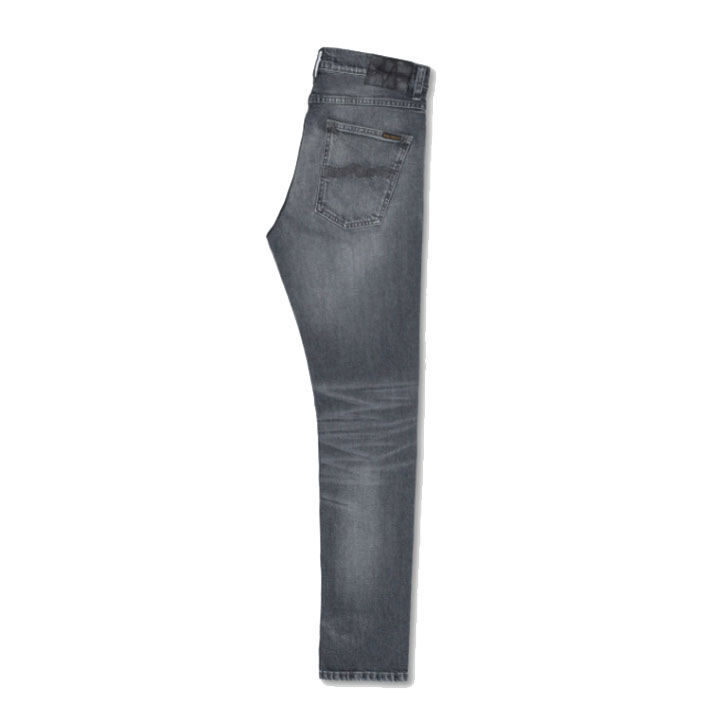 Nudie Jeans Lean Dean Grey Steel denim side detail