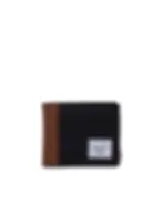 Herschel Hank Bi-fold Wallet in black and tan leather