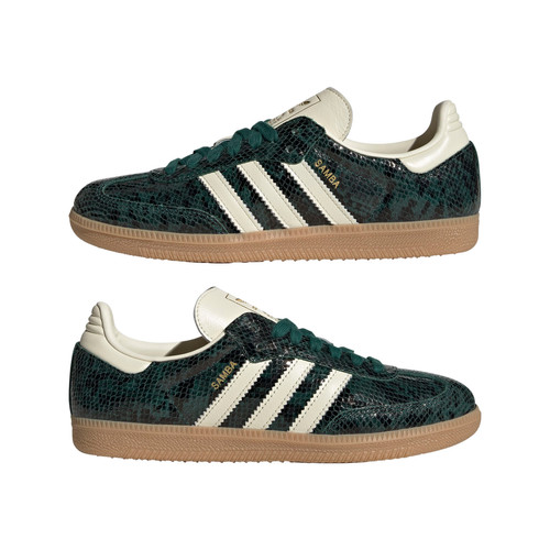 adidas gazelle silver green womens adidas Originals Samba OG Sneaker in BLACK. Size 6 main image 1