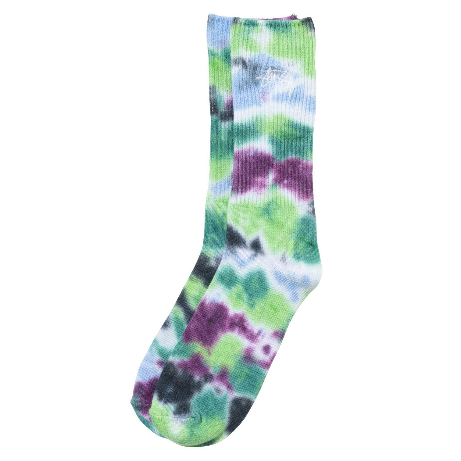 Stussy TIE DYE Socks | blue/multi