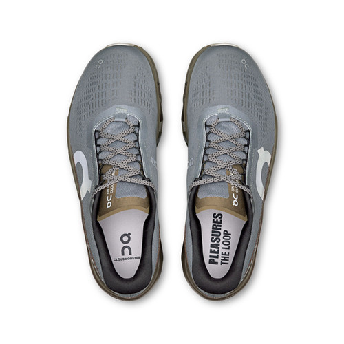 On X Pleasures X the Loop Cloudmonster2 Sneaker | mist/olive