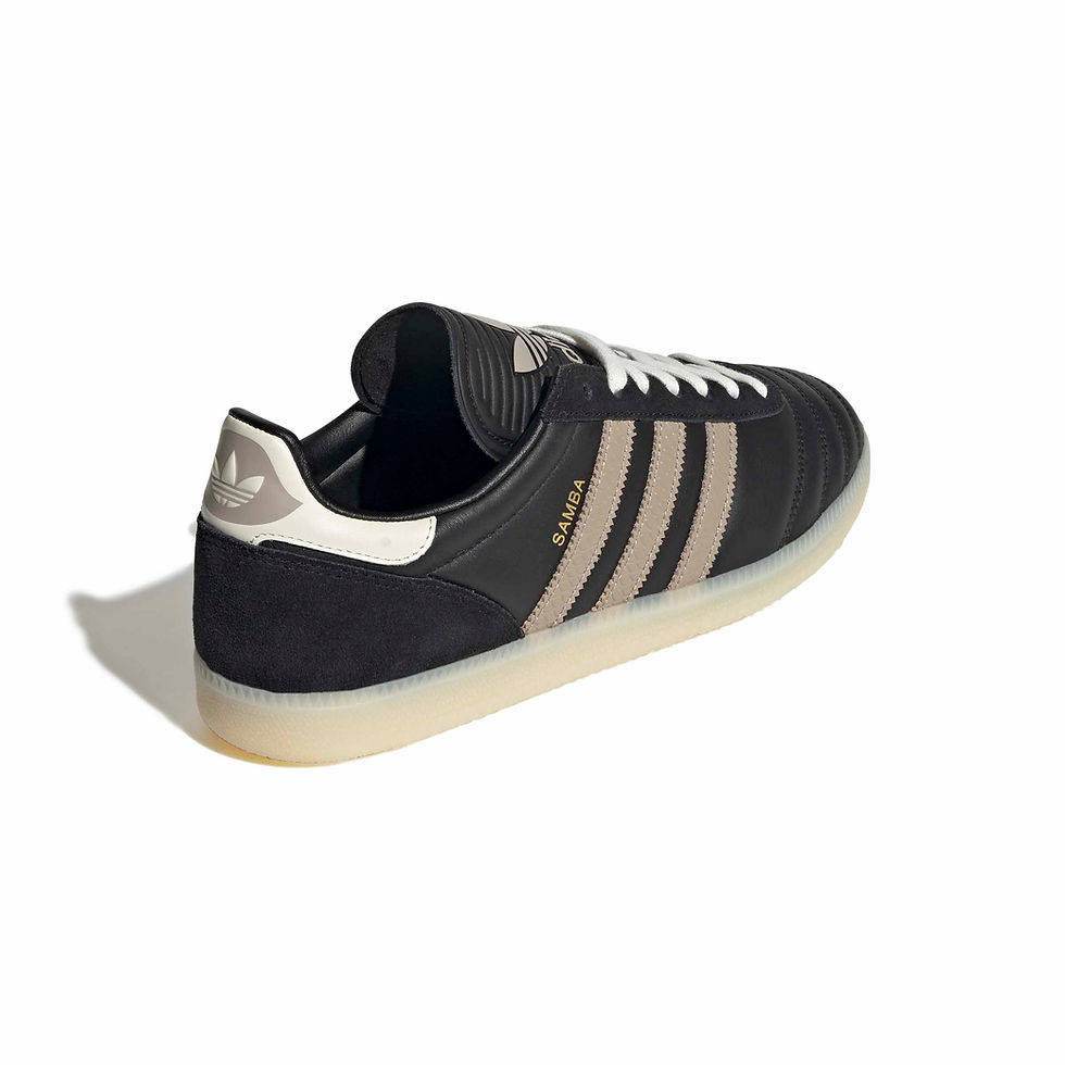 Adidas Samba JP Sneakers JR0963 in core black, trace khaki, cream white