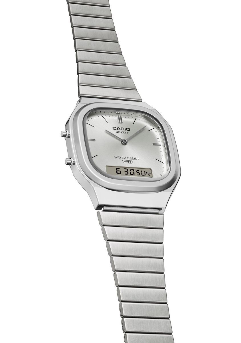 Thumbnail: Casio Vintage Watch AQ240E-7A in silver