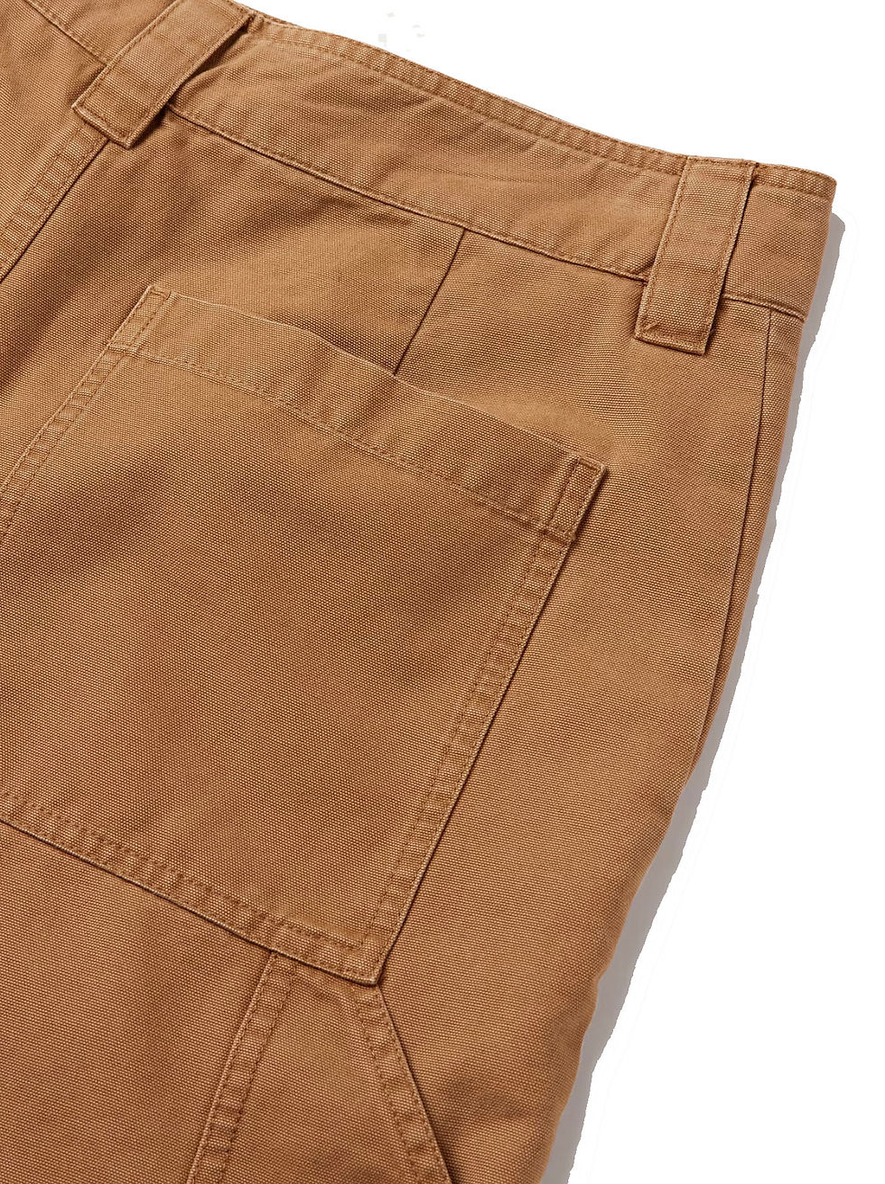 A.P.C. Fergus Pant in camel brown back pocket detail