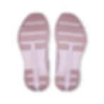 Thumbnail: On Cloudtilt Women's Sneakers in a ivory and orchid colorway bottom tread design
