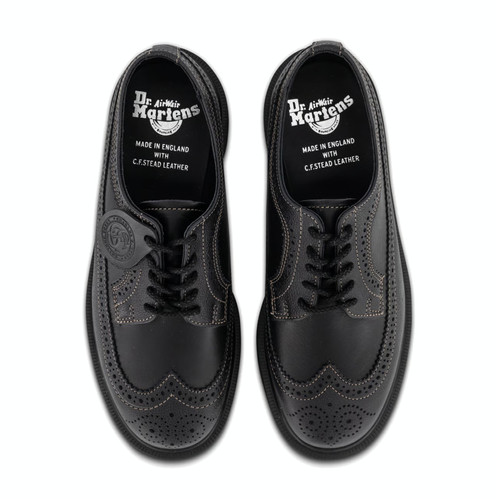 Dr Martens 3989 Westminster Brogue Shoe | black calf skin | Evolve