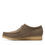 Thumbnail: Clarks Originals Wallabee Shoe in dark grey suede side panel detail