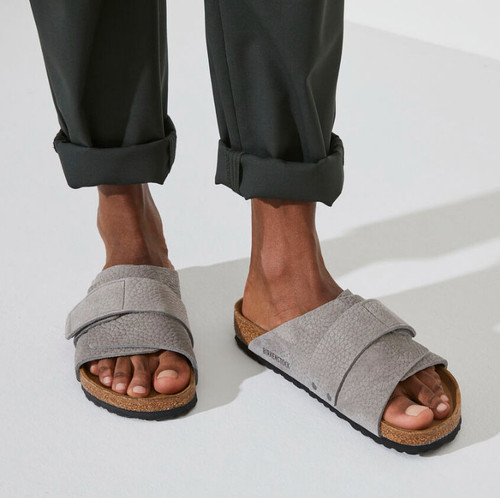 ビルケンKyoto 42 Desert Buck Whale Gray 新品27 Kyoto Nubuck Leather in Color Desert Buck Whale Gray | BIRKENSTOCK US
