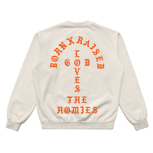 Born X Raised Unconditional Love Crewneck | cream | Evolve