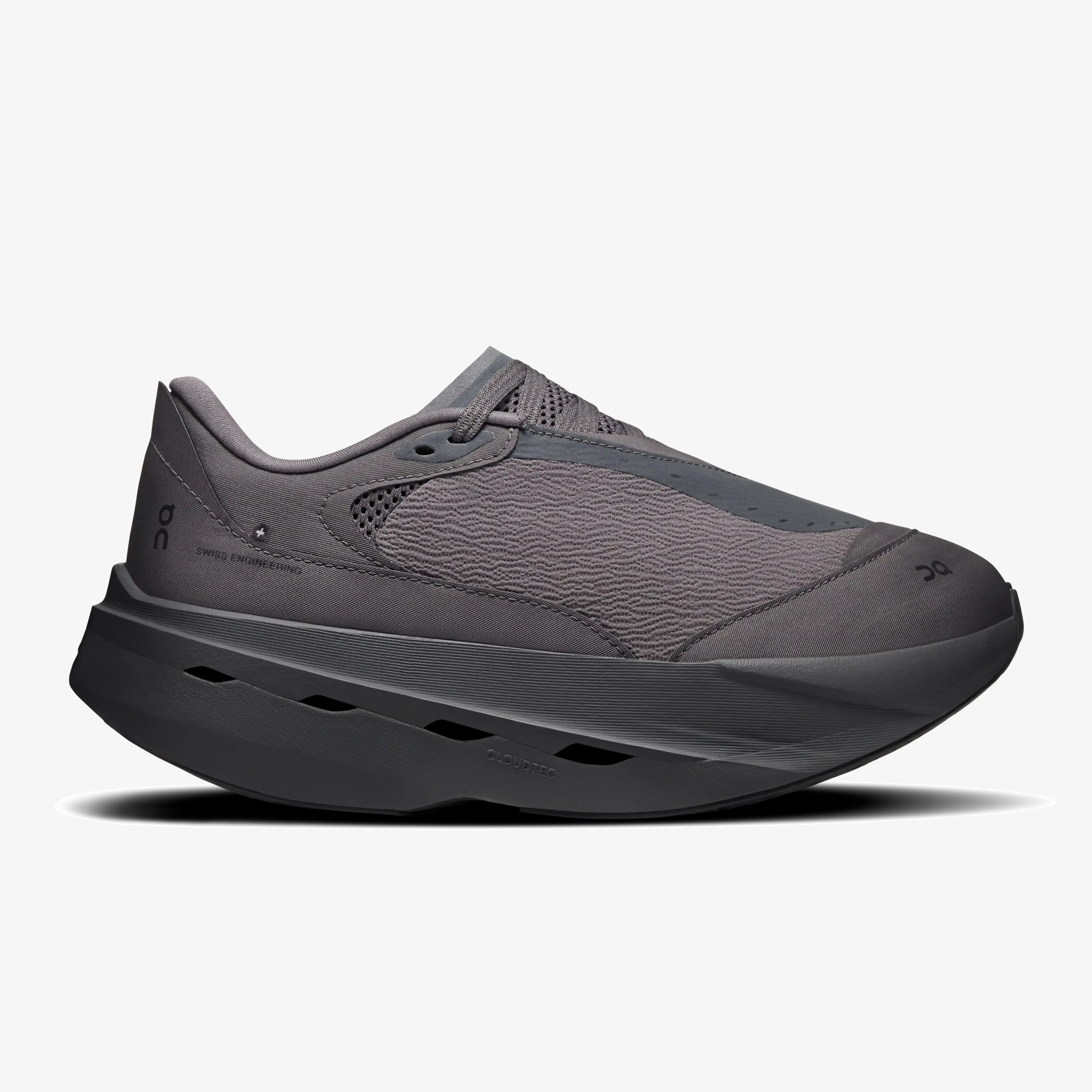 On X PAF Cloudboom Volt PAF Sneakers in ember, pebble outer side panel design